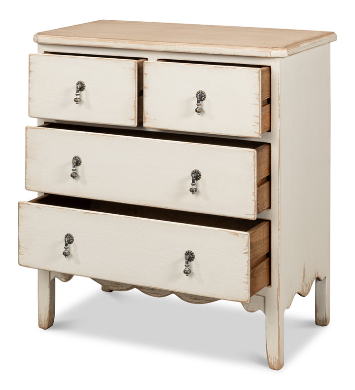 American Home Furniture | Sarreid - Swedish Commode - White