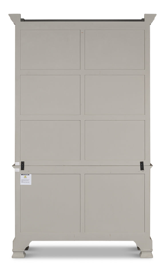 American Home Furniture | Sarreid - French Grey Cupboard