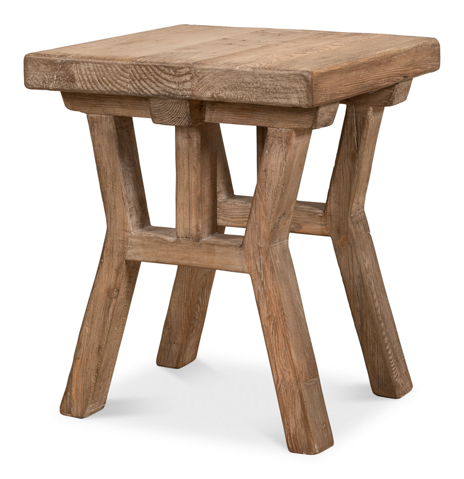 American Home Furniture | Sarreid - Farmhouse Side Table