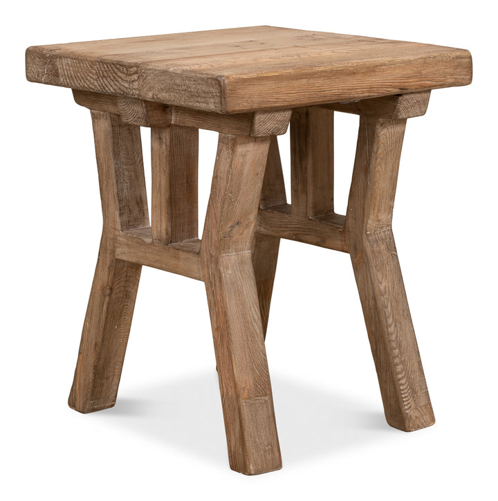 American Home Furniture | Sarreid - Farmhouse Side Table