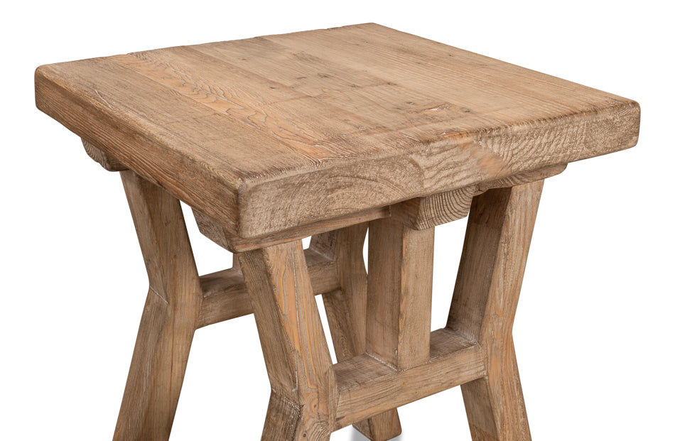 American Home Furniture | Sarreid - Farmhouse Side Table