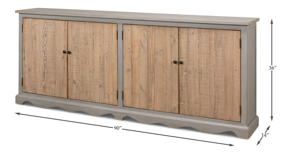 American Home Furniture | Sarreid - Le Gris Sideboard