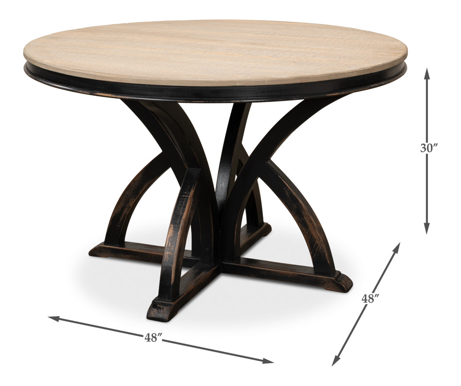 American Home Furniture | Sarreid - Sincerity Table - Black