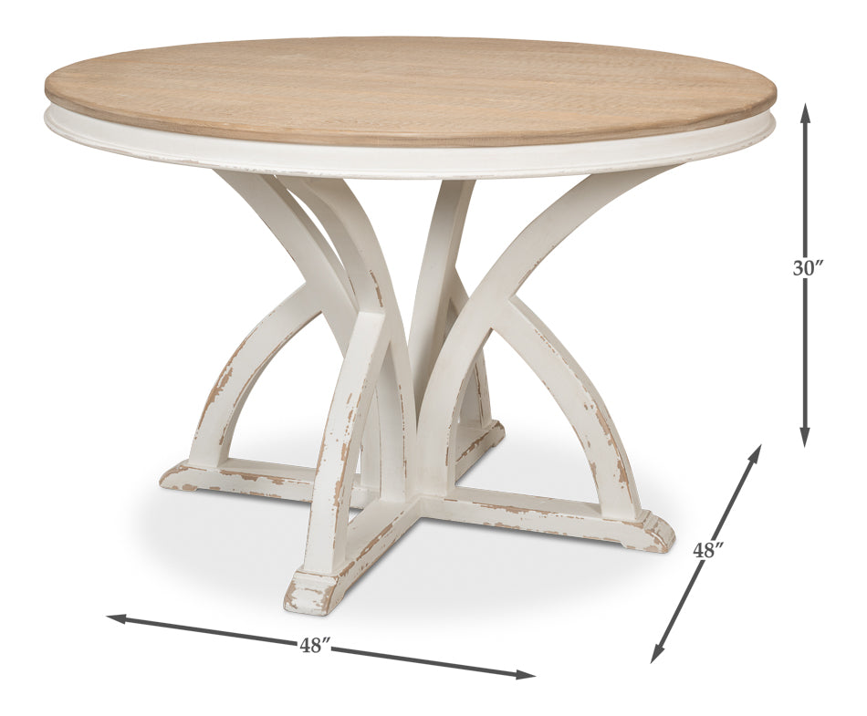 American Home Furniture | Sarreid - Sincerity Table - White