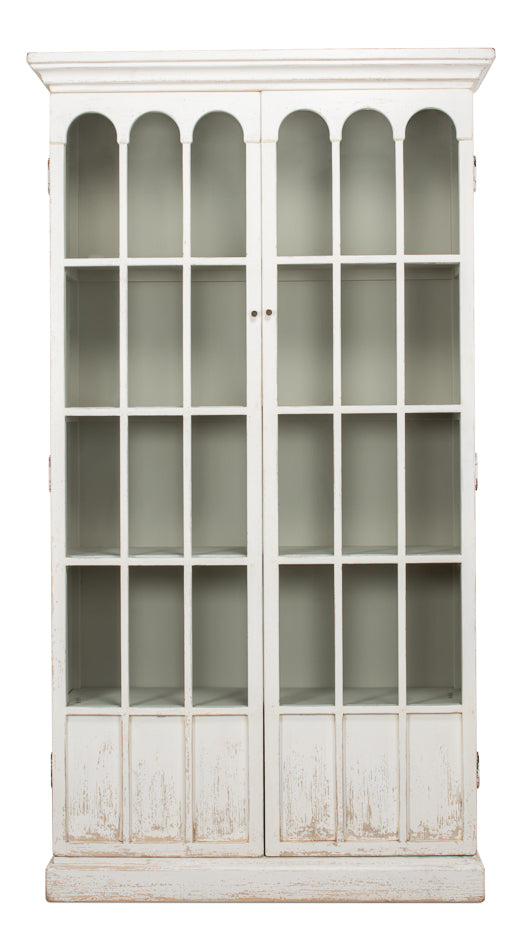 American Home Furniture | Sarreid - Edgar Allan Glass Bookcase