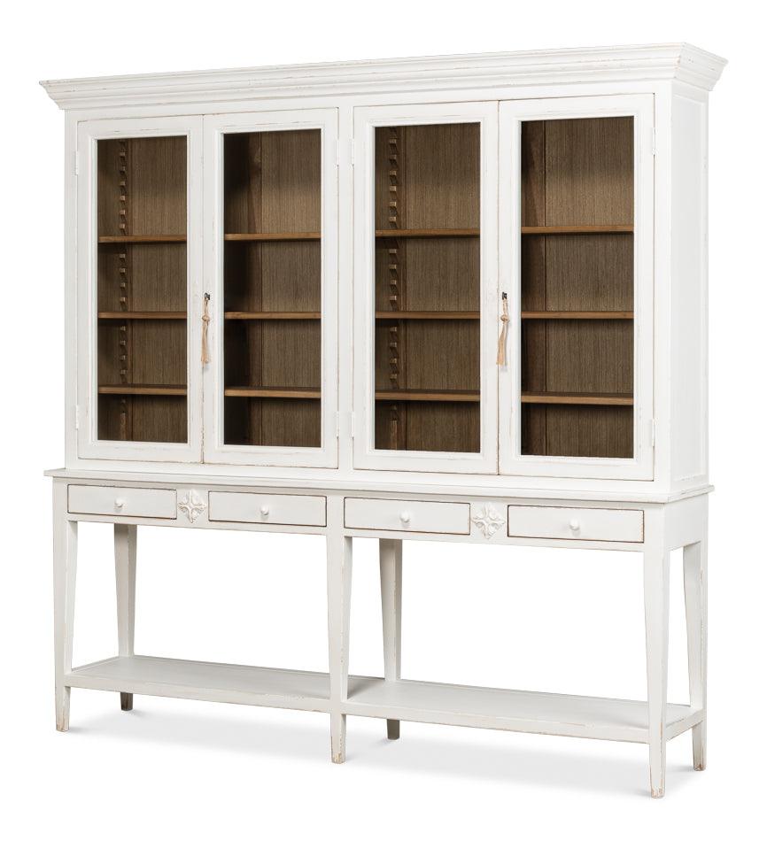 Sarreid Beacon Hill Display Case - White SIDEBOARDS + CREDENZAS