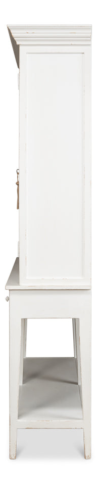 American Home Furniture | Sarreid - Beacon Hill Display Case - White