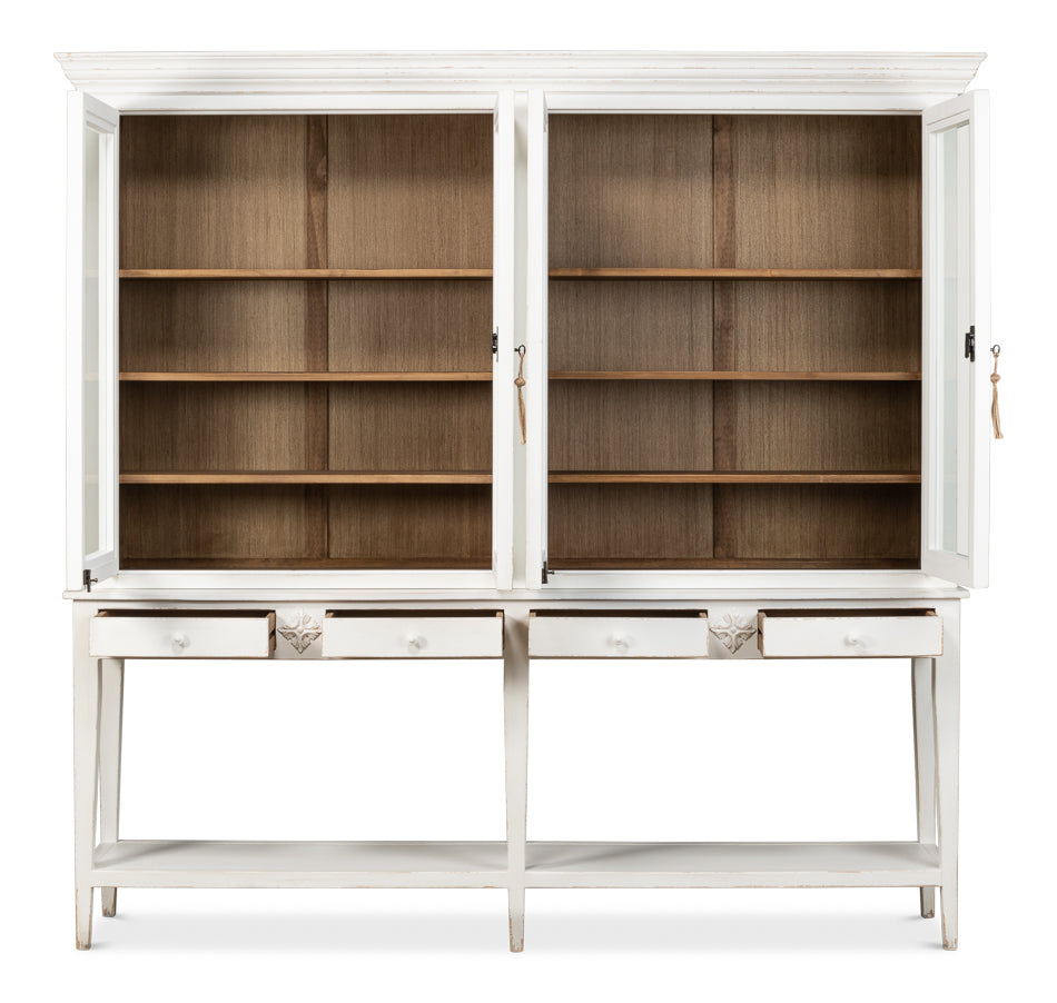 American Home Furniture | Sarreid - Beacon Hill Display Case - White