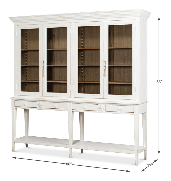 American Home Furniture | Sarreid - Beacon Hill Display Case - White