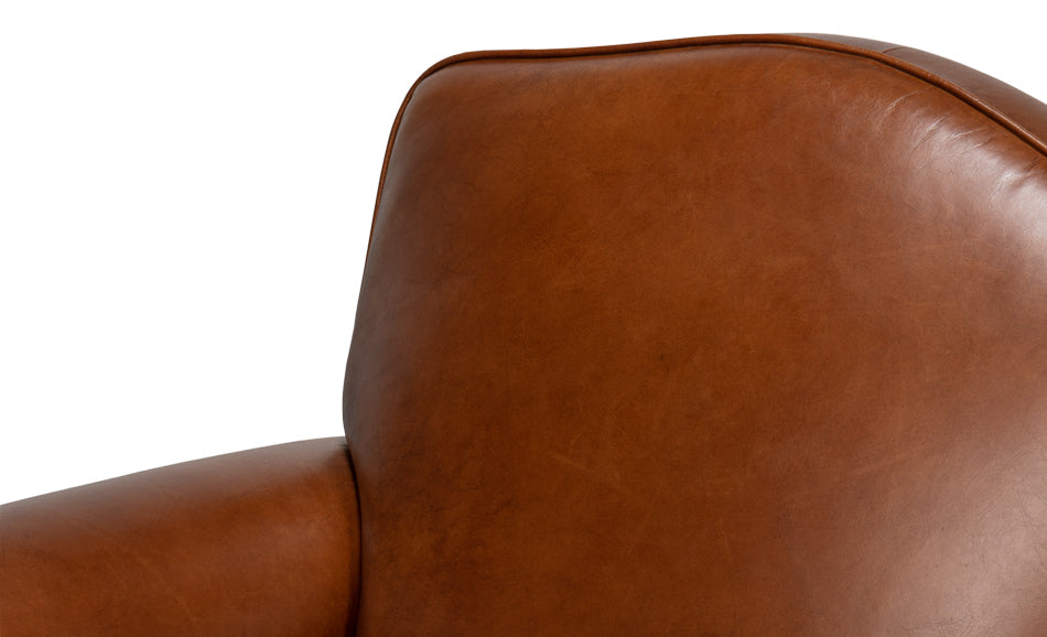 American Home Furniture | Sarreid - Elite French Club Swivel Chair