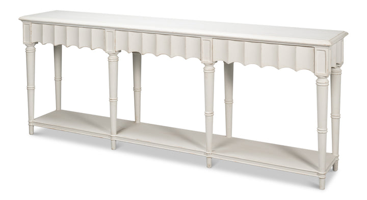 American Home Furniture | Sarreid - Chantal Console Table Antique White