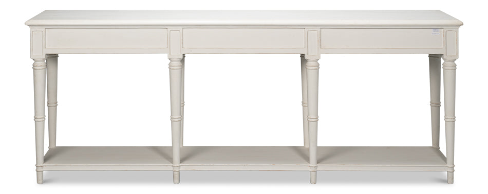 American Home Furniture | Sarreid - Chantal Console Table Antique White