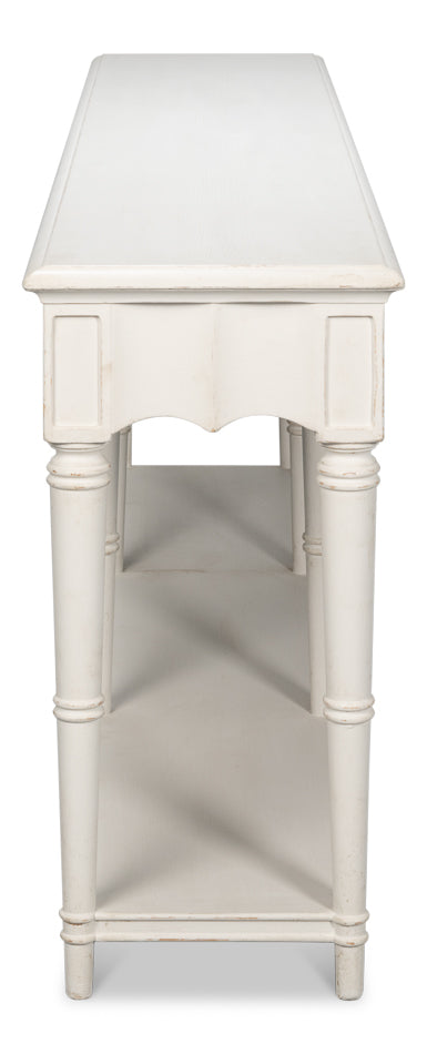 American Home Furniture | Sarreid - Chantal Console Table Antique White