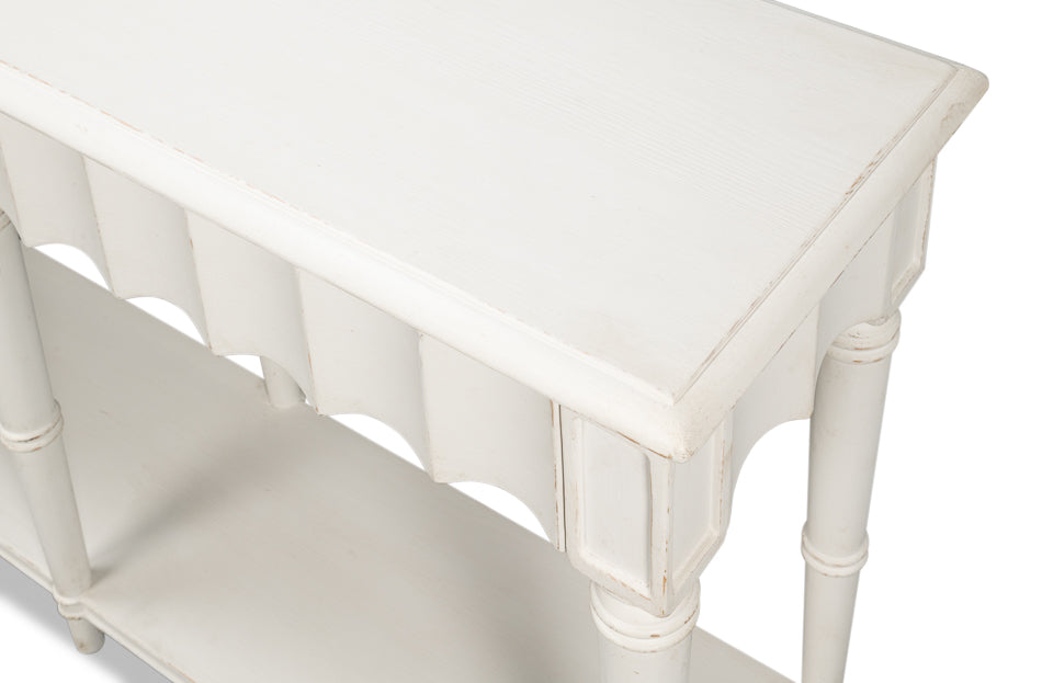 American Home Furniture | Sarreid - Chantal Console Table Antique White