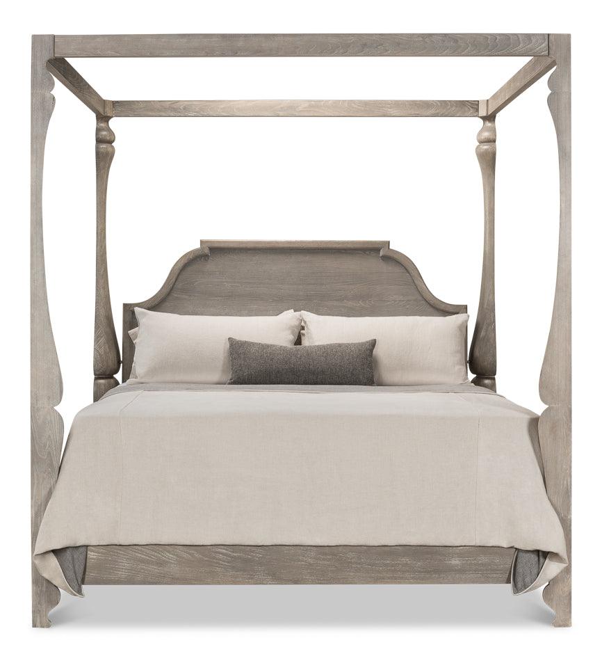 Sarreid Madeline Bungalow Bed - King - Moonskin BEDS