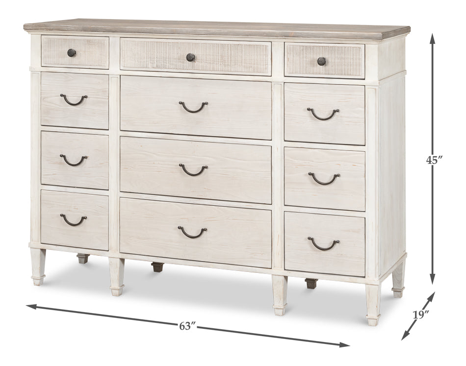 American Home Furniture | Sarreid - Dalmar Bungalow Dresser