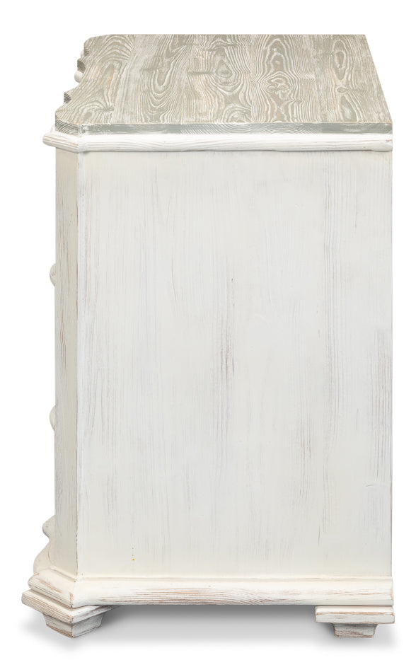 American Home Furniture | Sarreid - Courbee Bungalow Nightstand