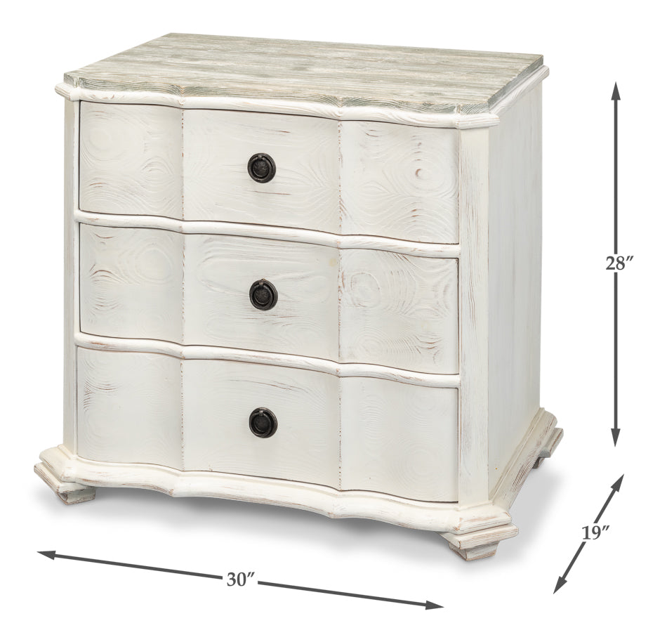 American Home Furniture | Sarreid - Courbee Bungalow Nightstand