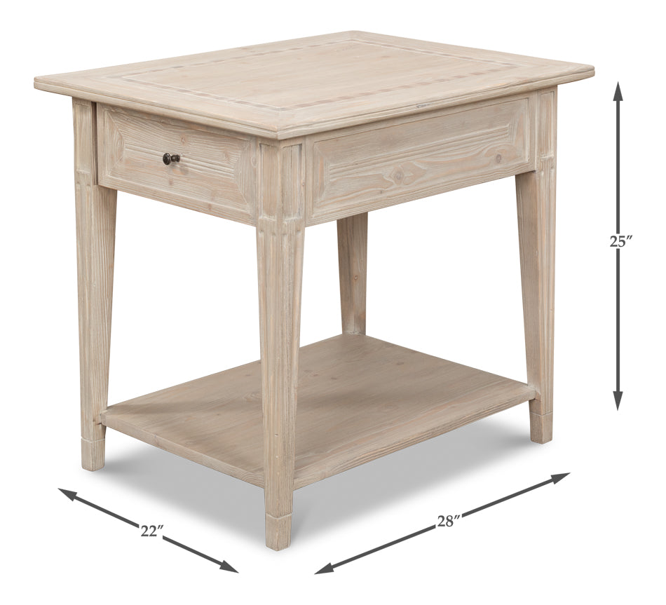 American Home Furniture | Sarreid - Ibiza Bungalow Side Table