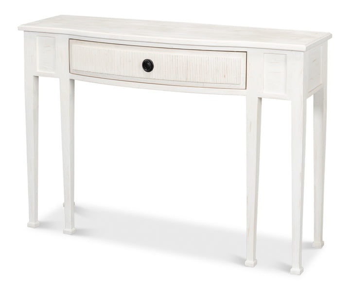 American Home Furniture | Sarreid - Madora Console Table - Bungalow White