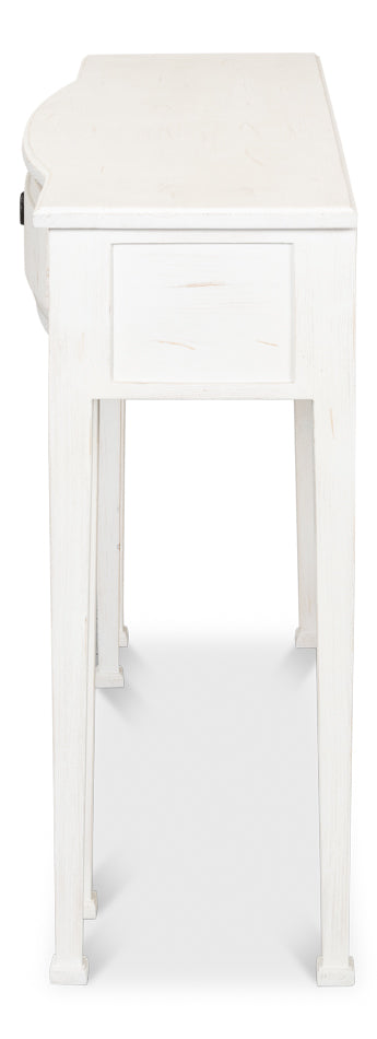 American Home Furniture | Sarreid - Madora Console Table - Bungalow White