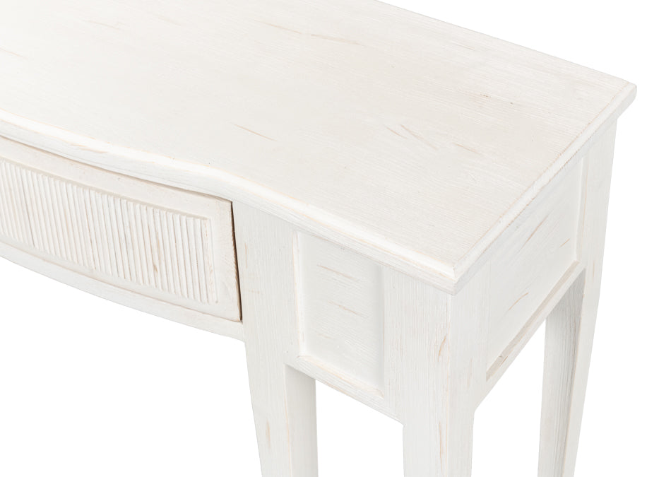 American Home Furniture | Sarreid - Madora Console Table - Bungalow White