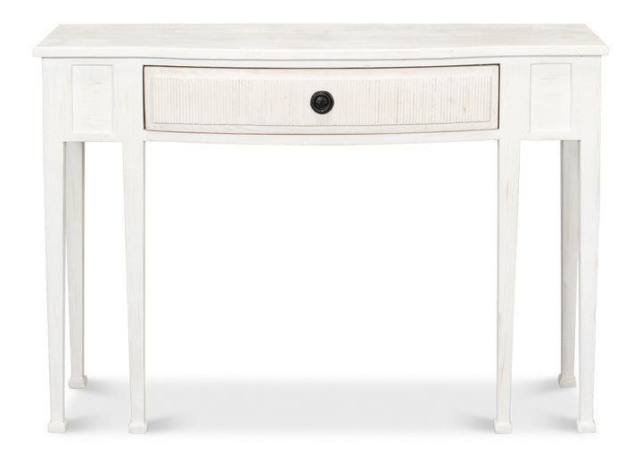 American Home Furniture | Sarreid - Madora Console Table - Bungalow White