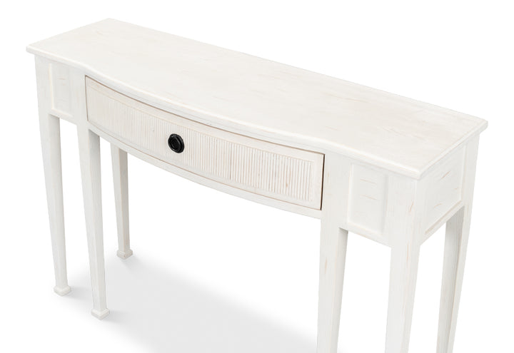 American Home Furniture | Sarreid - Madora Console Table - Bungalow White