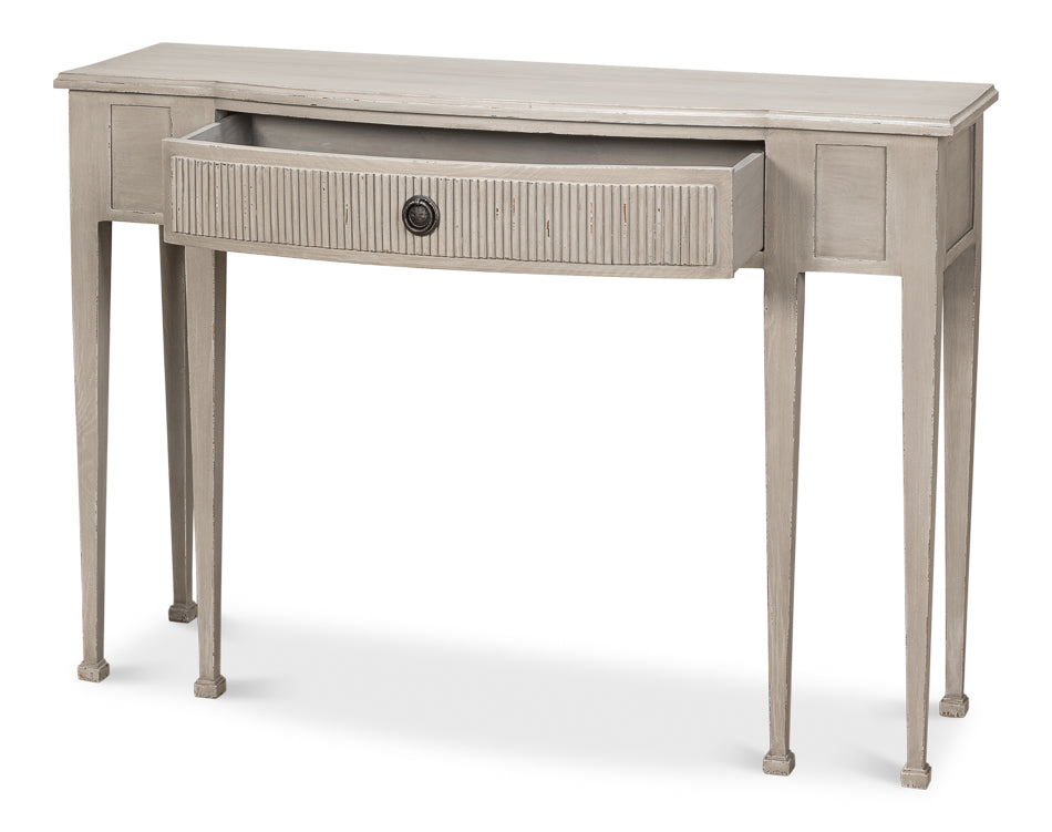 American Home Furniture | Sarreid - Madora Bungalow Console Table - Grey