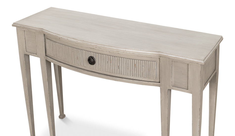 American Home Furniture | Sarreid - Madora Bungalow Console Table - Grey