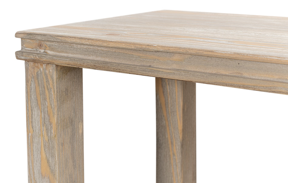 American Home Furniture | Sarreid - Grange Bungalow Console - Grey Thorne