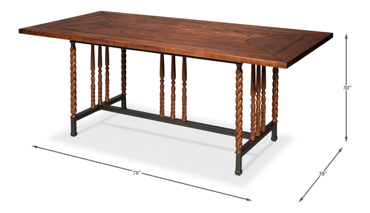 American Home Furniture | Sarreid - Vineyards Dining Table