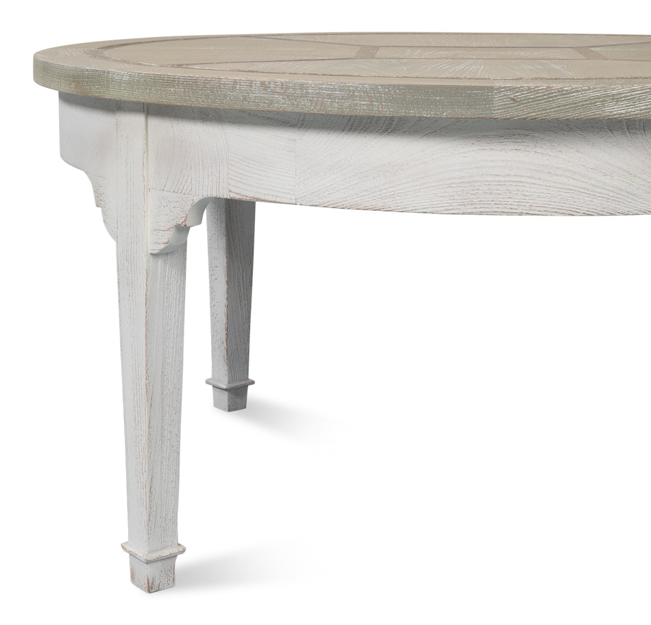 American Home Furniture | Sarreid - Barbera Vineyards Round Coffee Table