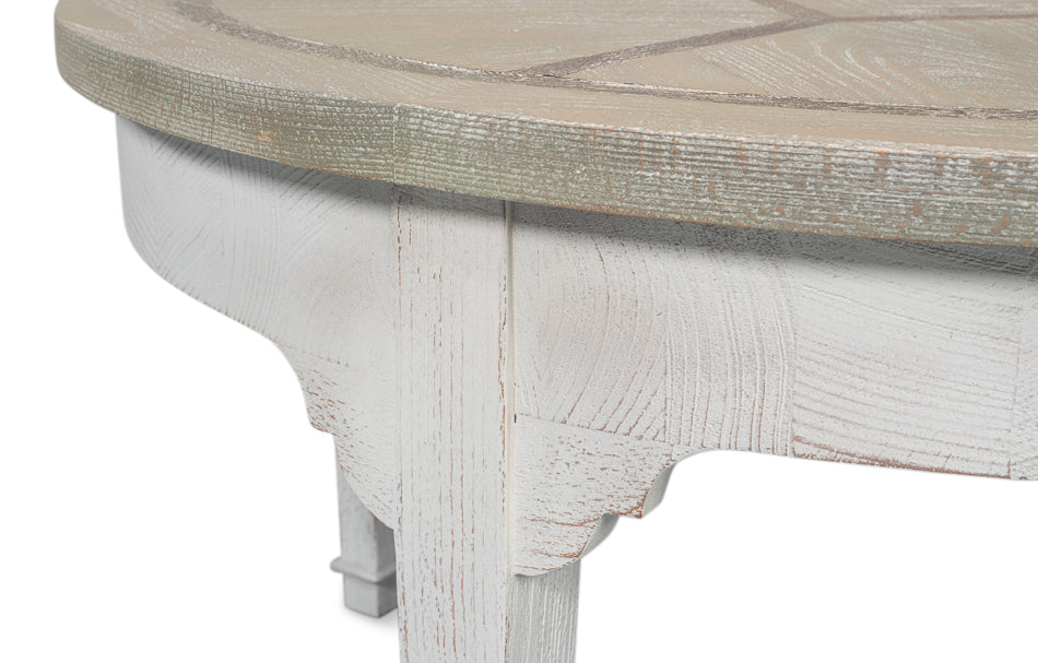 American Home Furniture | Sarreid - Barbera Vineyards Round Coffee Table