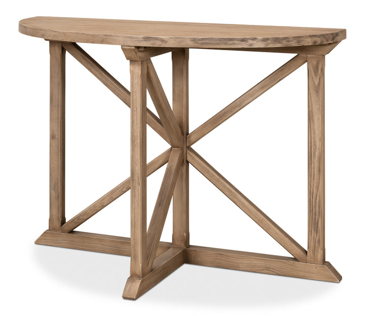 American Home Furniture | Sarreid - Gregorio Vineyards Half Moon Console