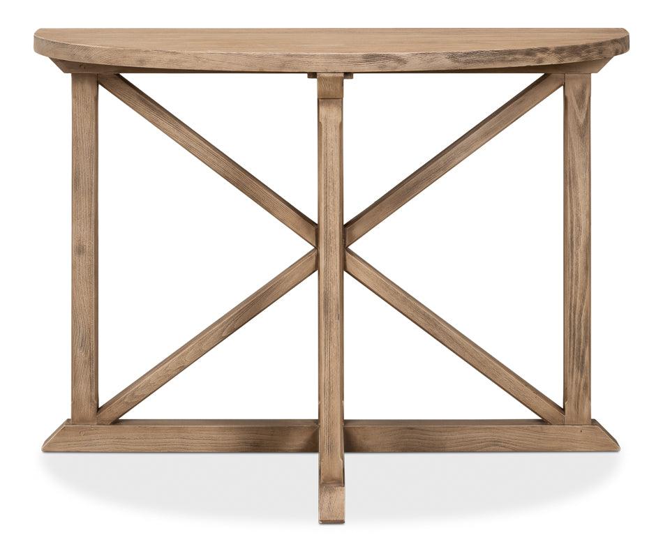 Sarreid Gregorio Vineyards Half Moon Console CONSOLE TABLES