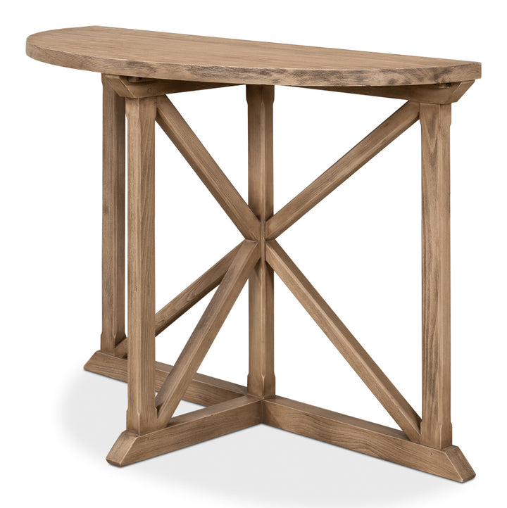 American Home Furniture | Sarreid - Gregorio Vineyards Half Moon Console