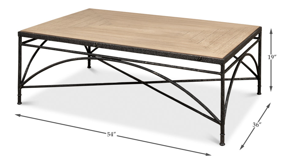 American Home Furniture | Sarreid - Vineyards Cocktail Table