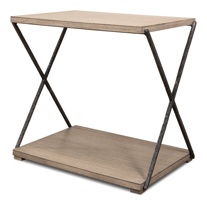 American Home Furniture | Sarreid - Nathanial Side Table