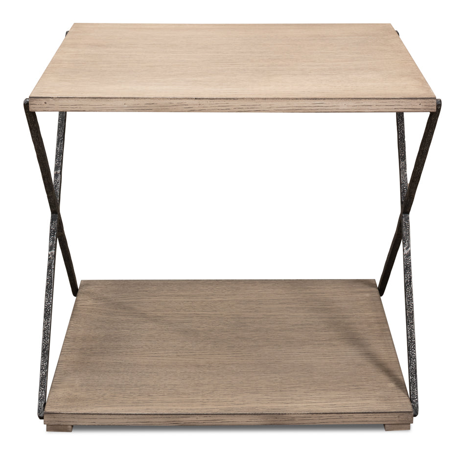 American Home Furniture | Sarreid - Nathanial Side Table