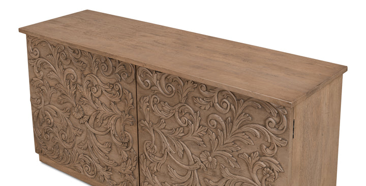 American Home Furniture | Sarreid - Malibu Equestrian Credenza