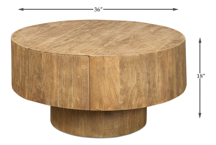 American Home Furniture | Sarreid - Brutus Barnwood Table