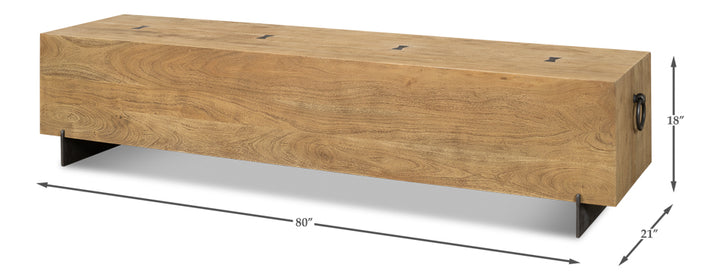 American Home Furniture | Sarreid - Stuben Bench