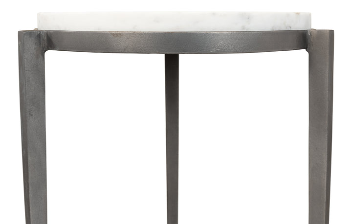 American Home Furniture | Sarreid - Gabi Marble Top Side Table