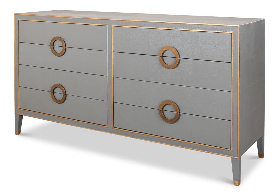 Sarreid Gabriella Chest Of Drawers - Storm Grey SIDEBOARDS + CREDENZAS
