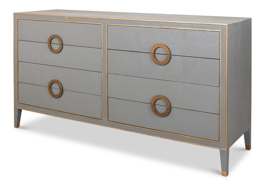 Sarreid Gabriella Chest Of Drawers - Storm Grey SIDEBOARDS + CREDENZAS