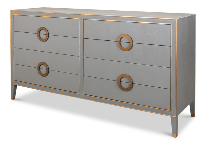 American Home Furniture | Sarreid - Gabriella Chest Of Drawers - Storm Grey