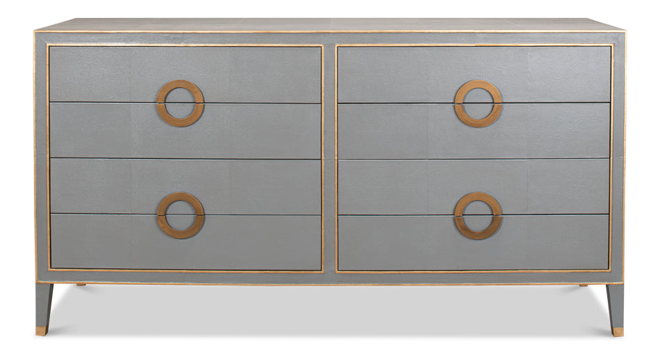 American Home Furniture | Sarreid - Gabriella Chest Of Drawers - Storm Grey