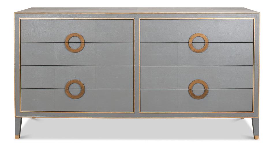 Sarreid Gabriella Chest Of Drawers - Storm Grey SIDEBOARDS + CREDENZAS