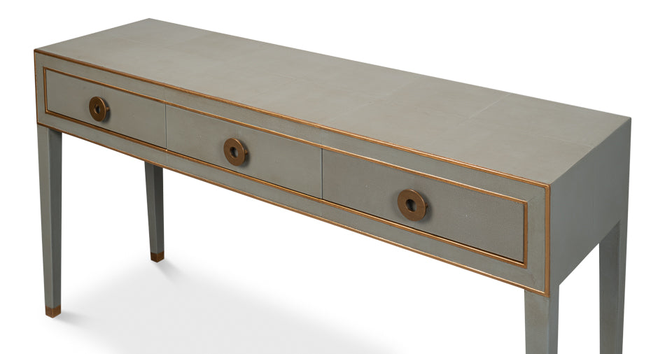 American Home Furniture | Sarreid - Gabriella Console - Storm Grey